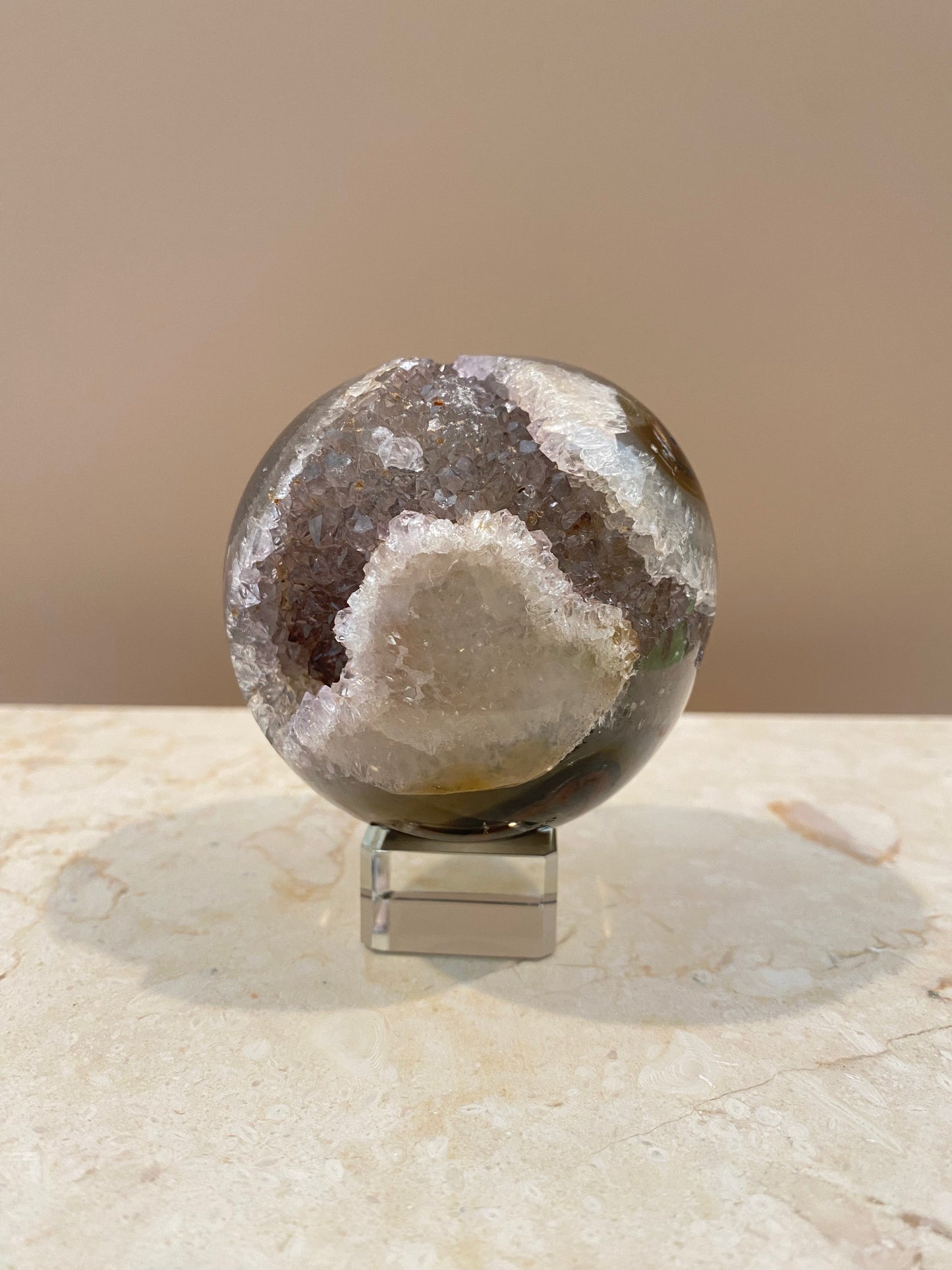 AGATE DRUZY SPHERE #1