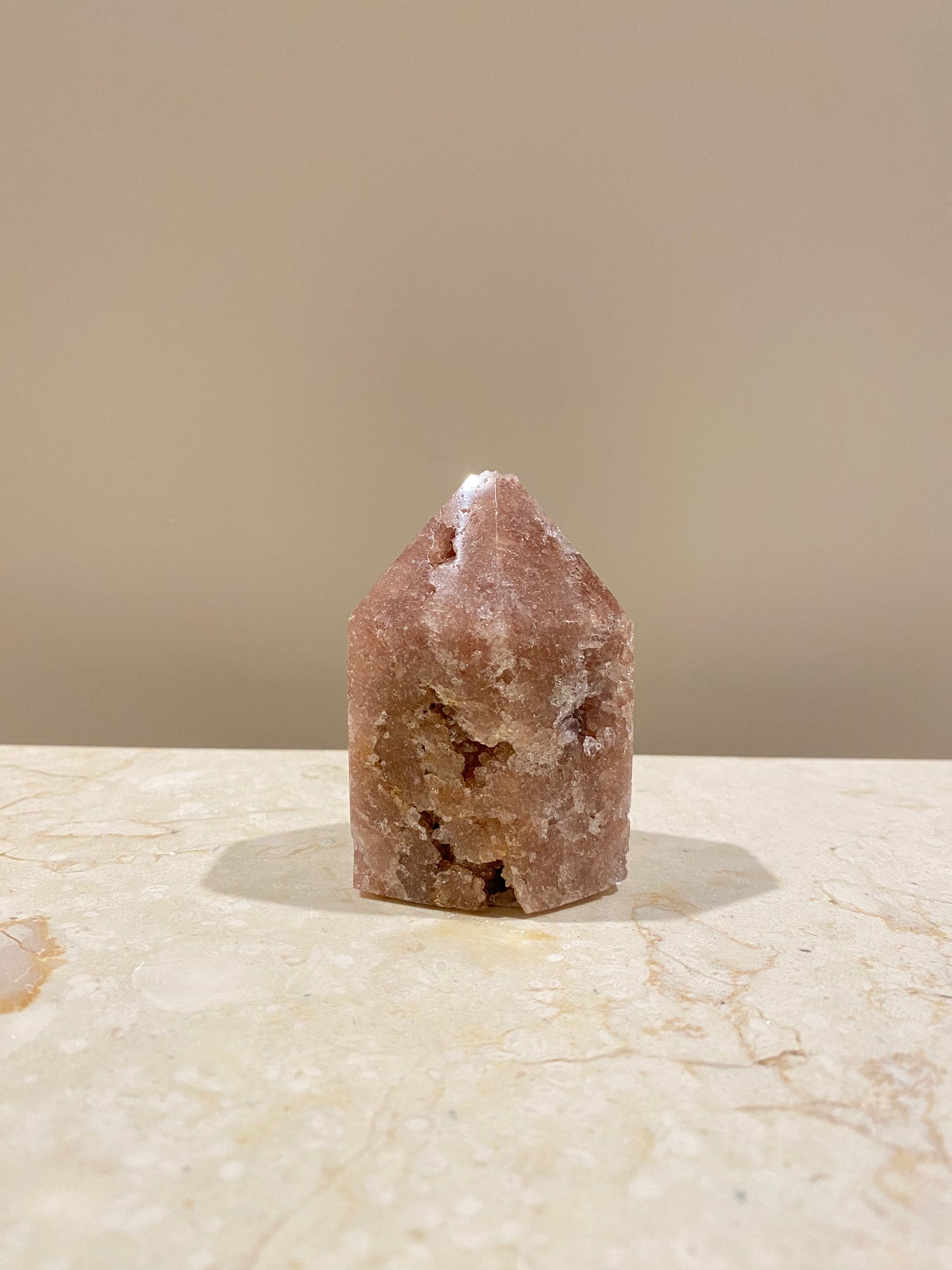 PINK AMETHYST GEODE TOWER'S