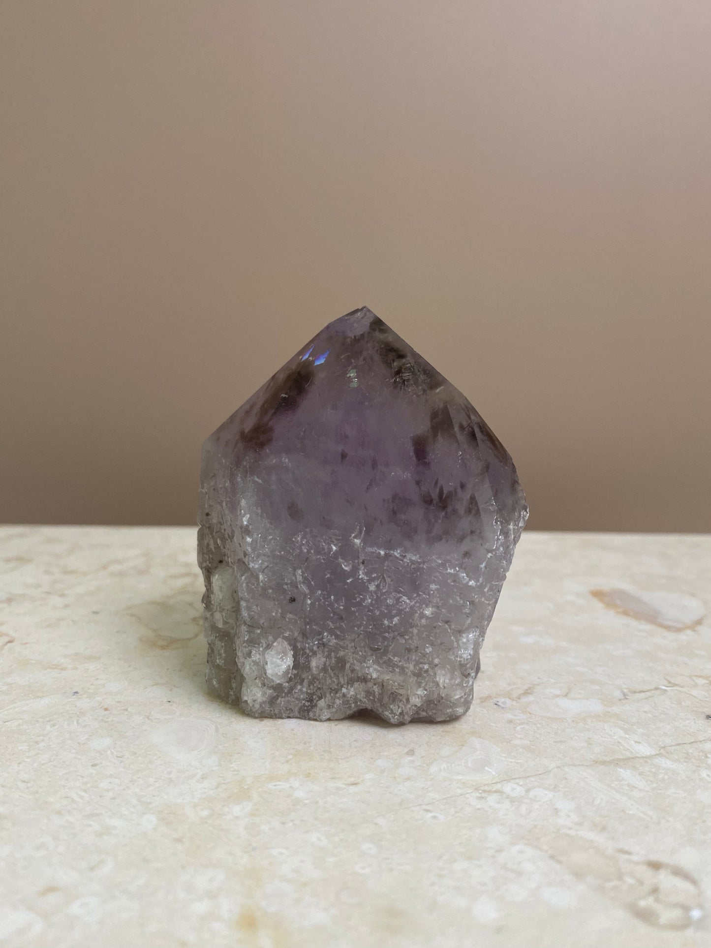 AMETHYST PHANTOM RAW POINT CUT BASE #2