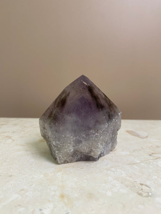 AMETHYST PHANTOM RAW POINT CUT BASE #3