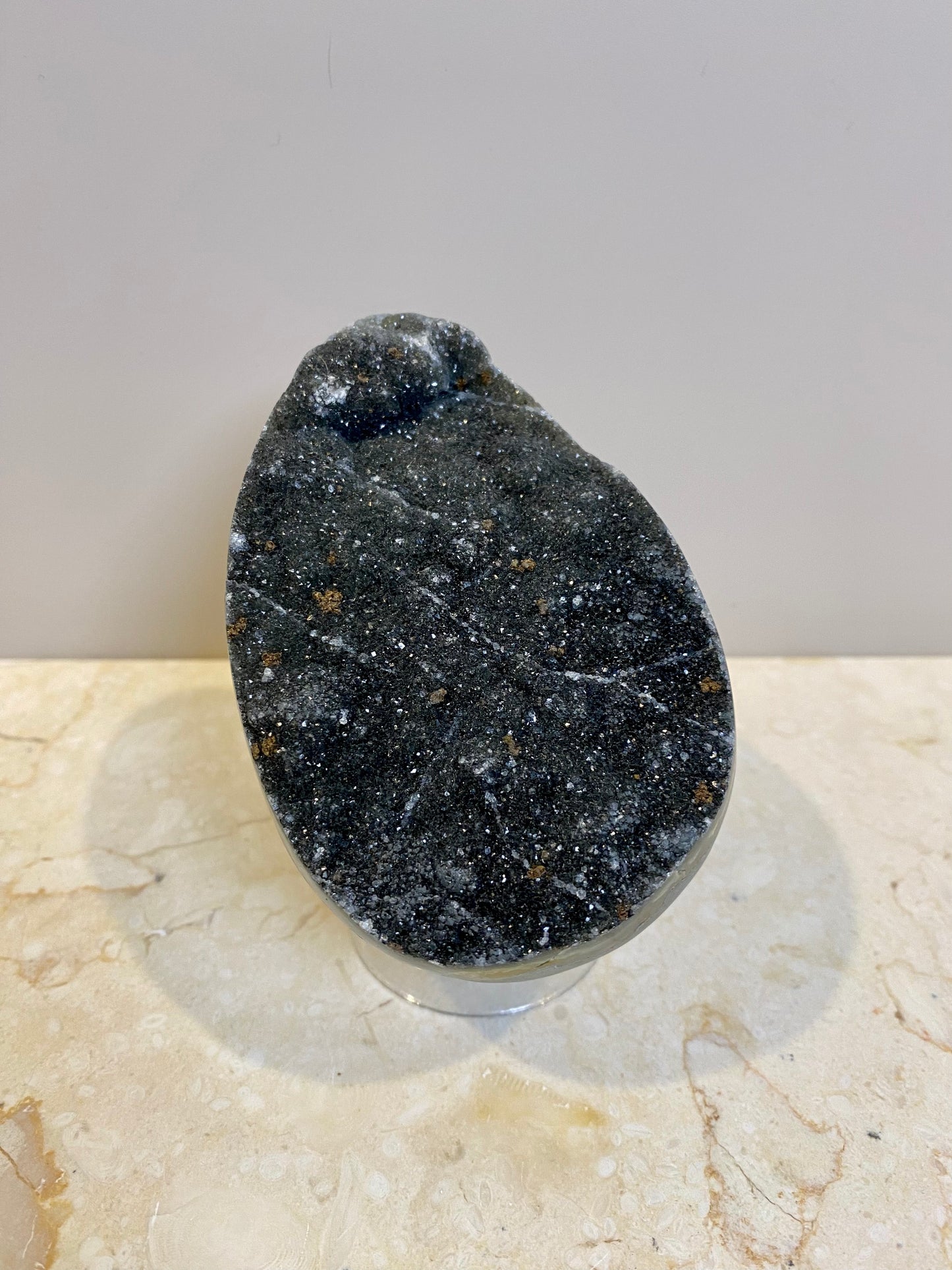 BLACK AMETHYST EGG CLUSTER #6