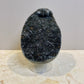 BLACK AMETHYST EGG CLUSTER #6