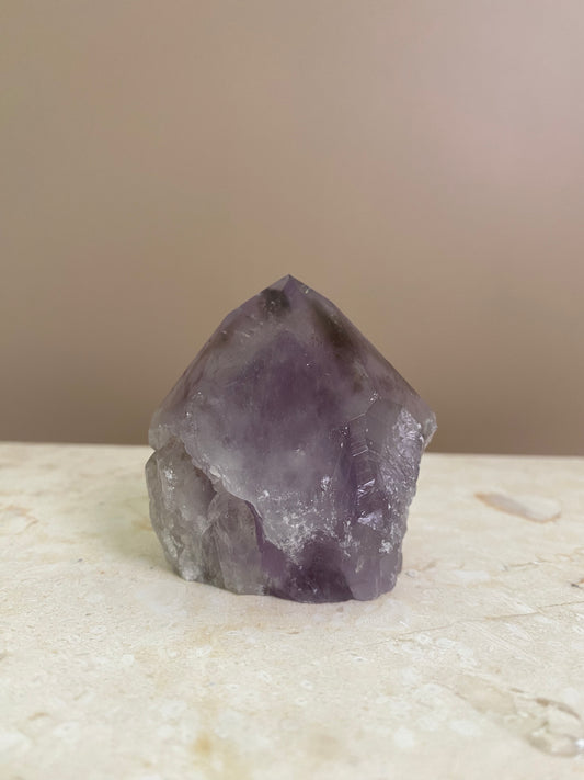 AMETHYST PHANTOM RAW POINT CUT BASE #7