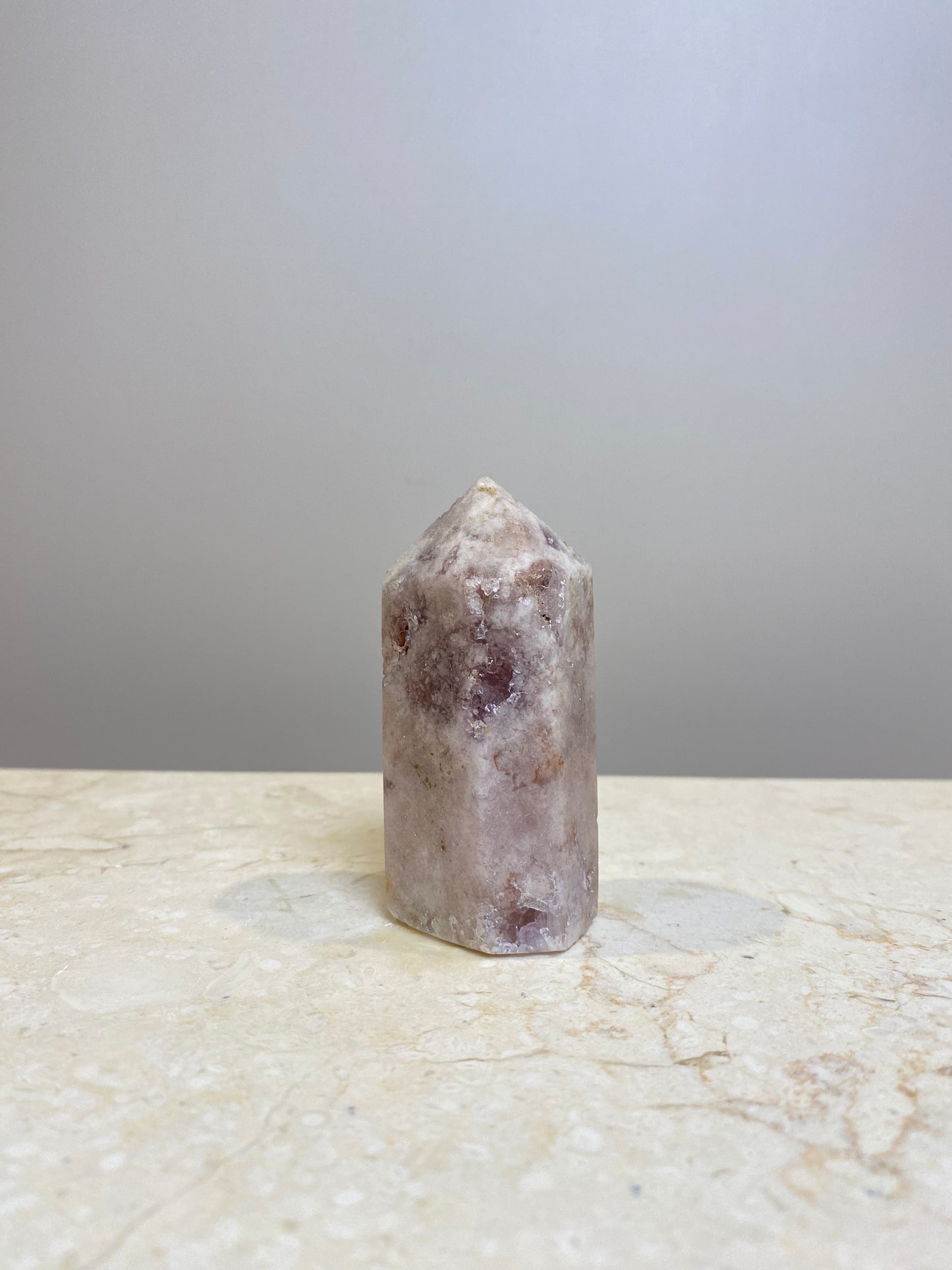 PINK AMETHYST GEODE TOWER'S