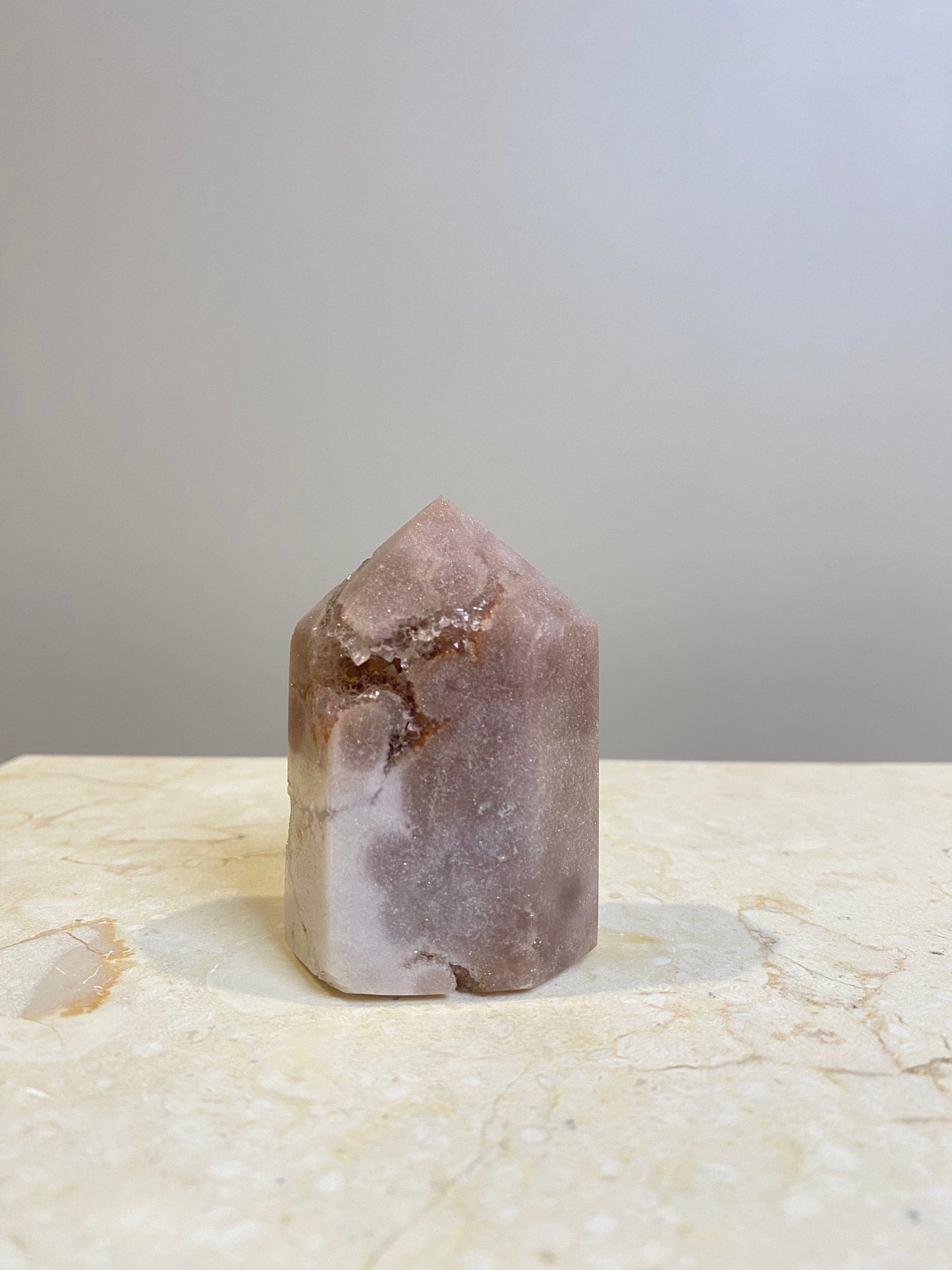 PINK AMETHYST GEODE TOWER'S