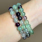 FLUORITE BEAD BRACELET