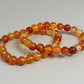 CARNELIAN BEADED BRACELET