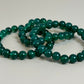 GREEN JADE BEADED BRACELET